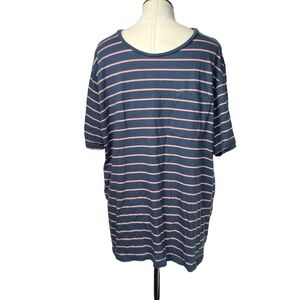 Magaschoni Man Striped Short Sleeve Casual Pocket Shirt XL